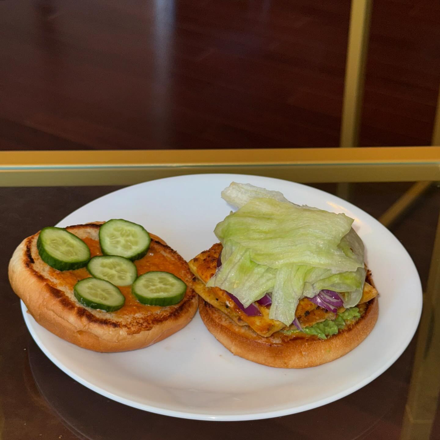 peanut satay crispy tofu burger