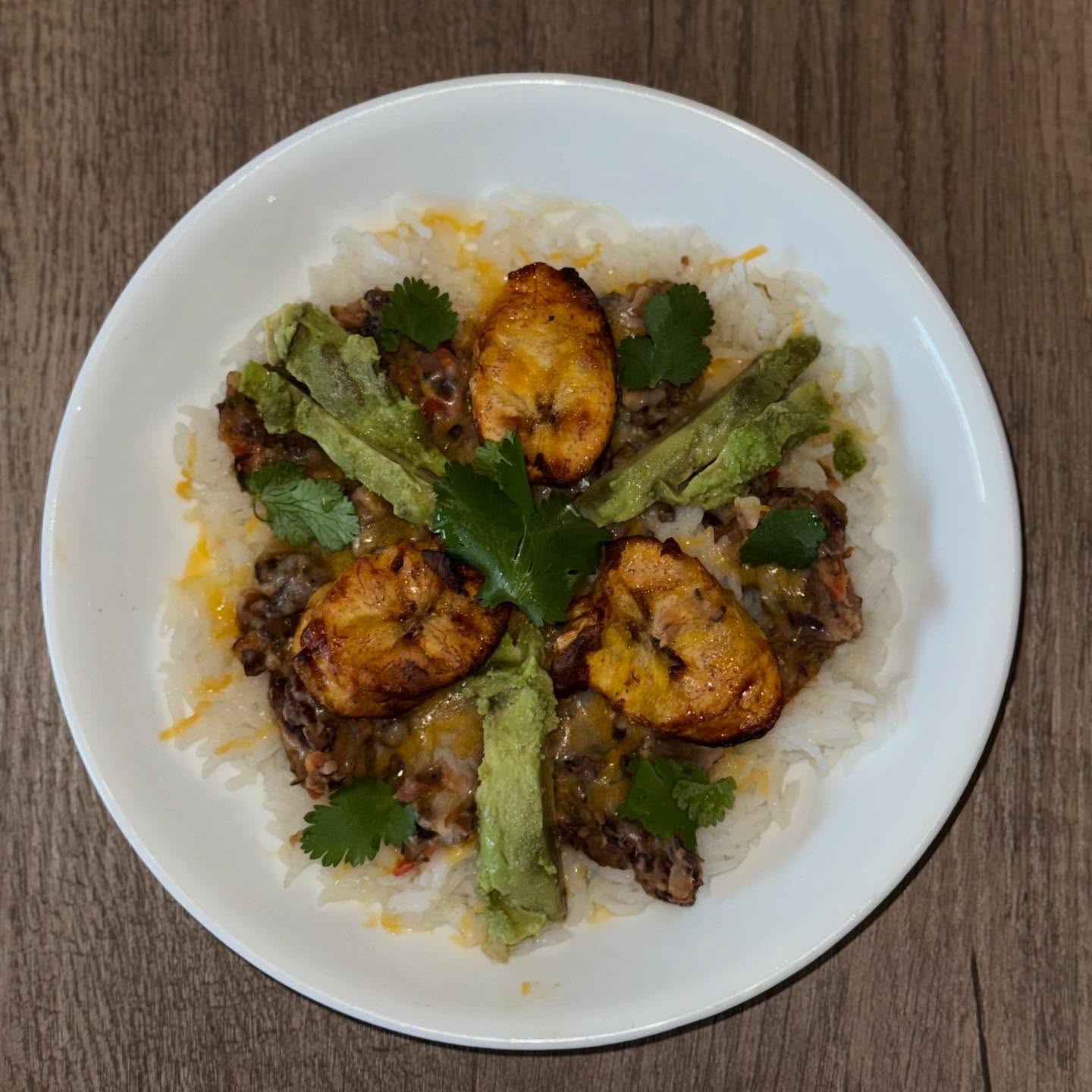 black bean & plantain bowl