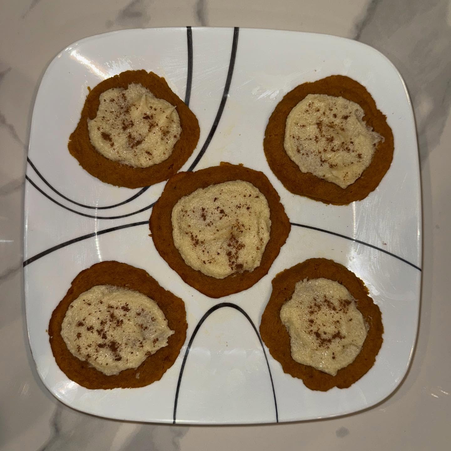 vanilla bean frosted pumpkin cookies