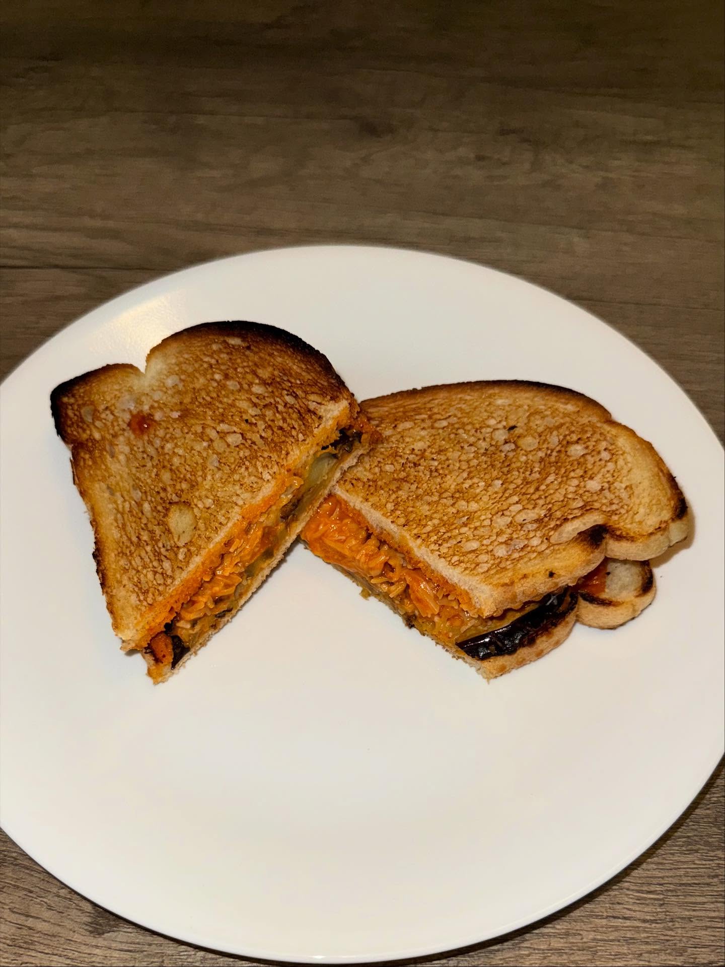eggplant parm sandwich