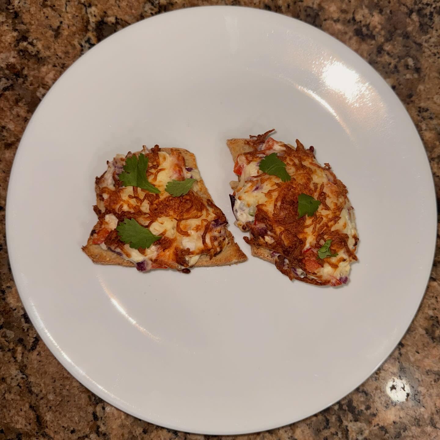 cottage cheese chilli toast