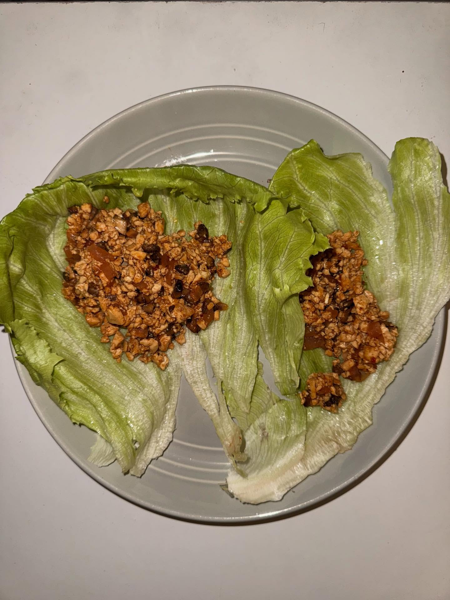 tofu lettuce wraps