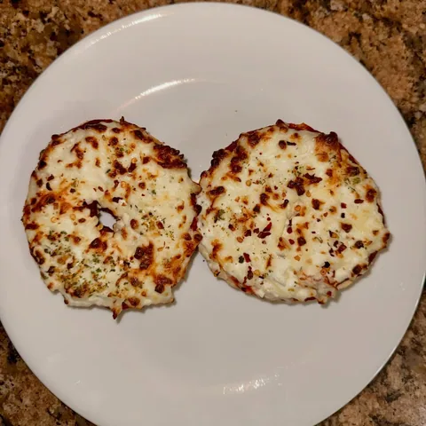 Cottage Cheese Pizza Bagel