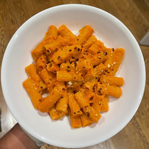 healthy spicy vodka pasta