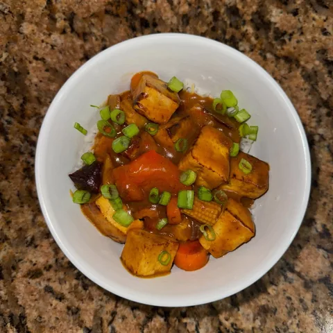 golden curry! (directions on packaging)