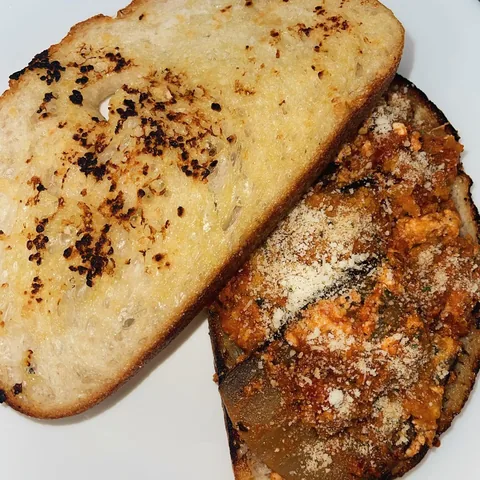 eggplant parm sandwich