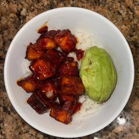 sticky garlic paneer