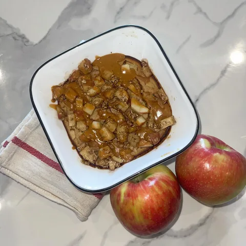 apple pie baked oats