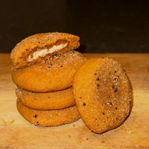 gingerbread cheesecake cookies