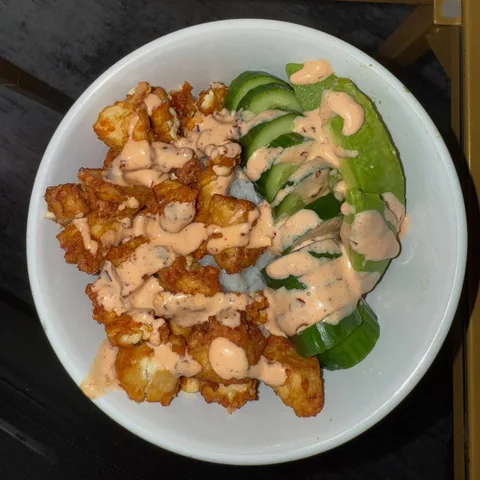 spicy tofu bowls